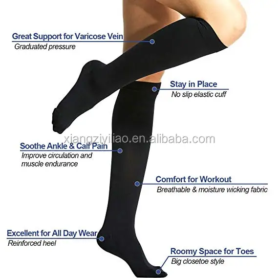 Outdoor Recreation Compression Socks Tights Leggings Stockings Accessories Work Support Nursing Thick Black Ankle Tall Sock