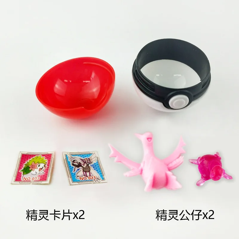 Wholesale anime pokemon ball plastic pokemon gashapon pokeballs for kids gift