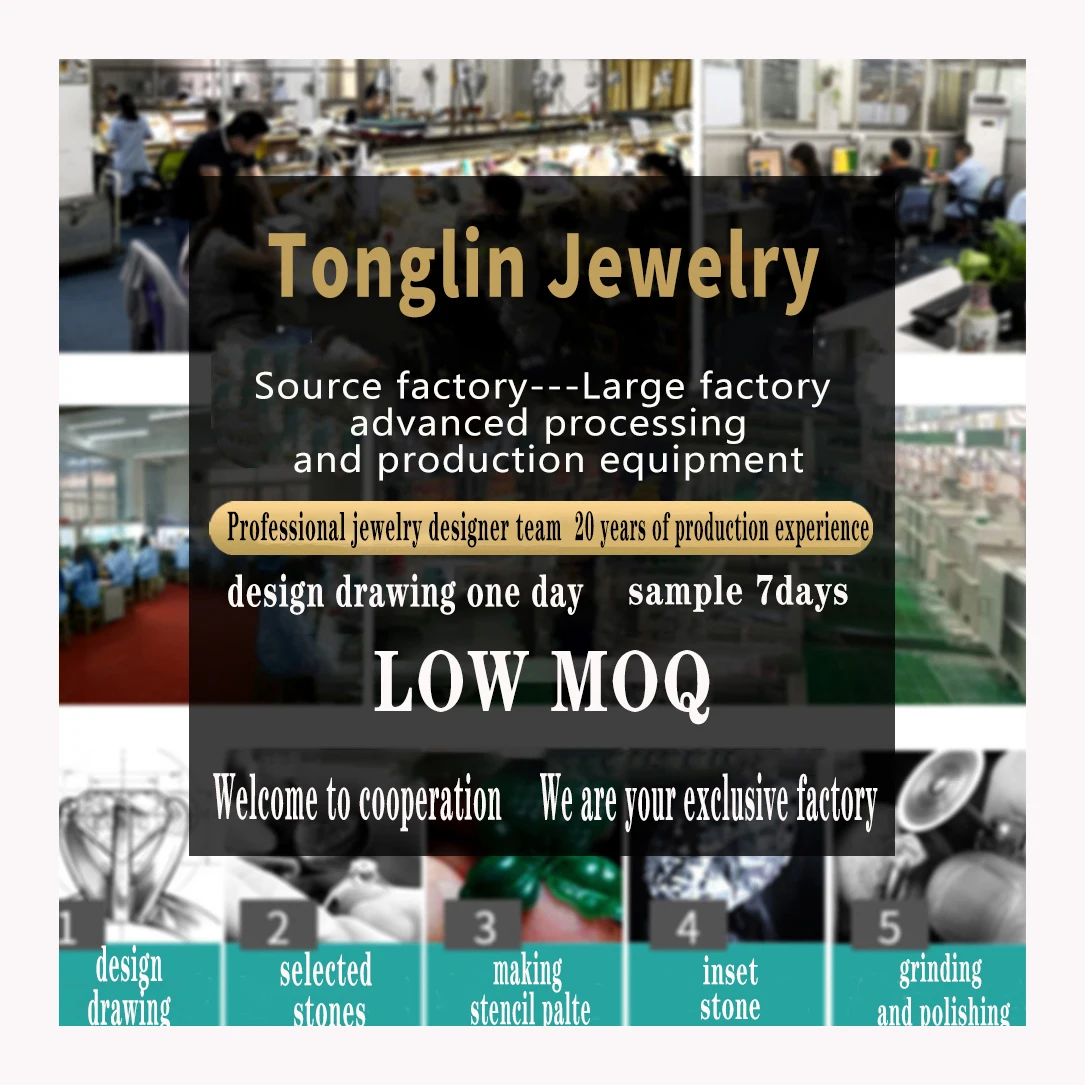 Luxury Diamond Ring Sets Rose Gold 10/14/18K Gold Non Fading Jewelry Women Gold Wedding Rings