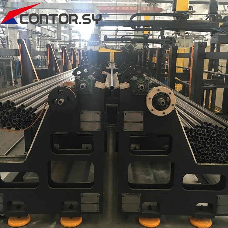 
Automatic Metal Tube Cutting Machine Use Circular Saw Blade Cutoff Steel Tube And Pipe CNC Cut to Length Machine 