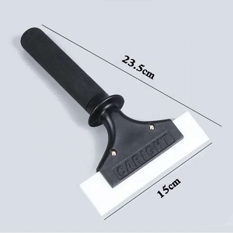 Squeegee Black And White Squeegee Hard Card Tinting Tool Silicone Blade Aluminum Window Door Installation