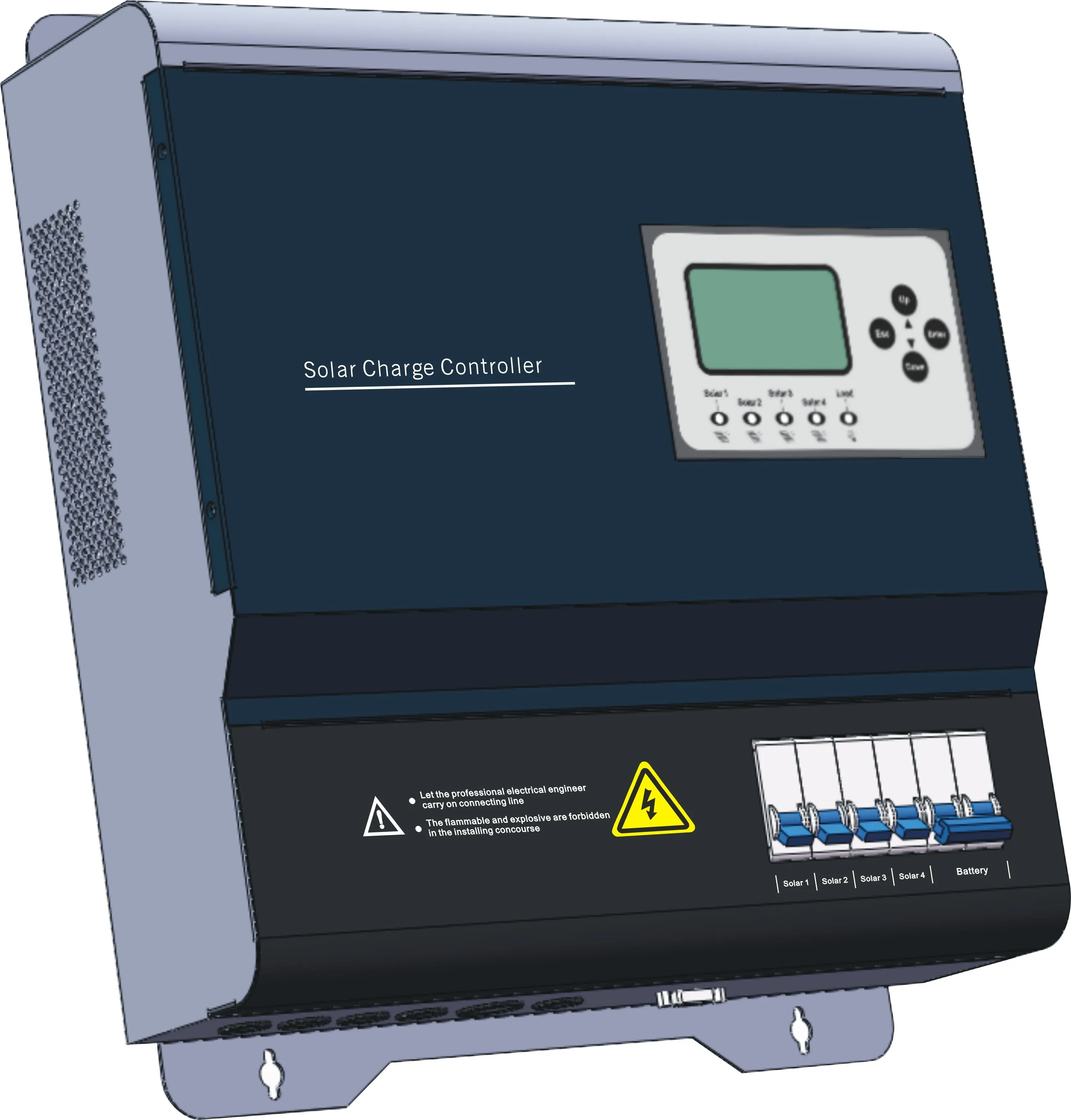 New 2021 96v 192v pwm solar charge controller 60A 75A 100A