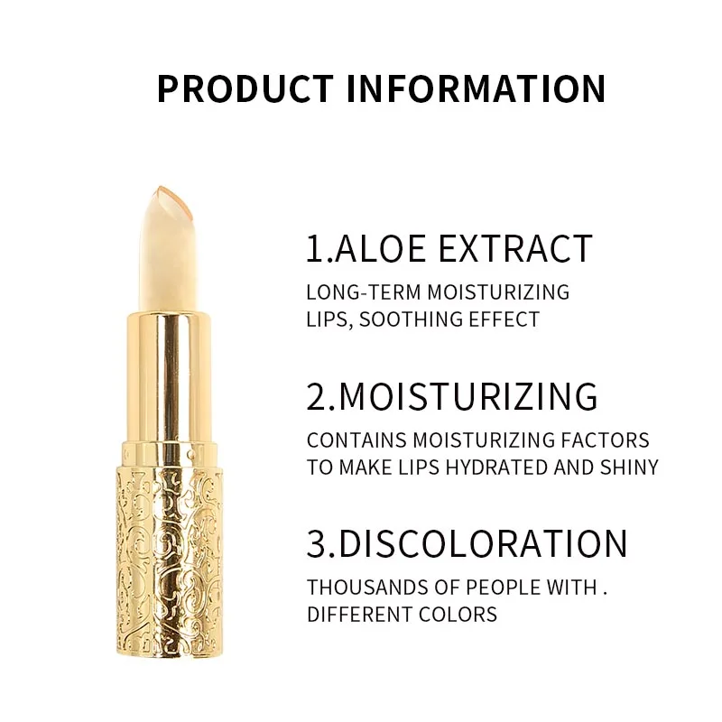 Private Label Wholesale Transparent Colors Flowers Jelly Lipstick Make Your Own Logo Low moq Lip  Repairing Jelly Lipstick