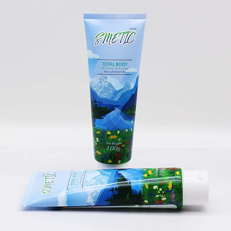 100ml 150ml 200ml 250ml plastic tube/plastic tube packaging/custom plastic packaging