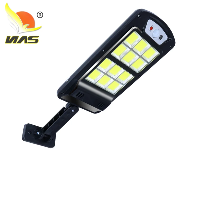 Dusk to Dawn Motion Sensor Street Lamp Waterproof with Remote Controlsolar Street Lamp COB Solar Outdoor 20 30 40 50 60 80watt