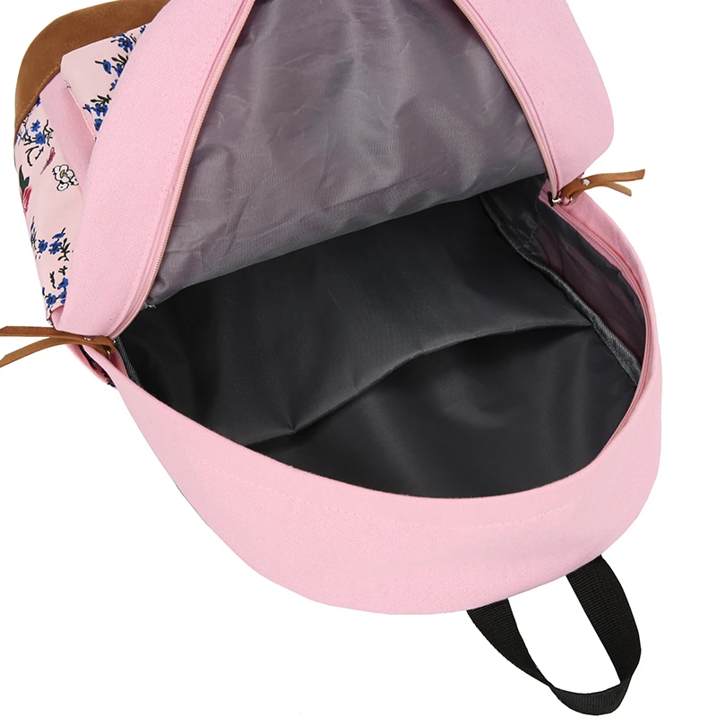 Wholesale cheap multi color 3 pieces school supplies book bag girls backpack school bag set