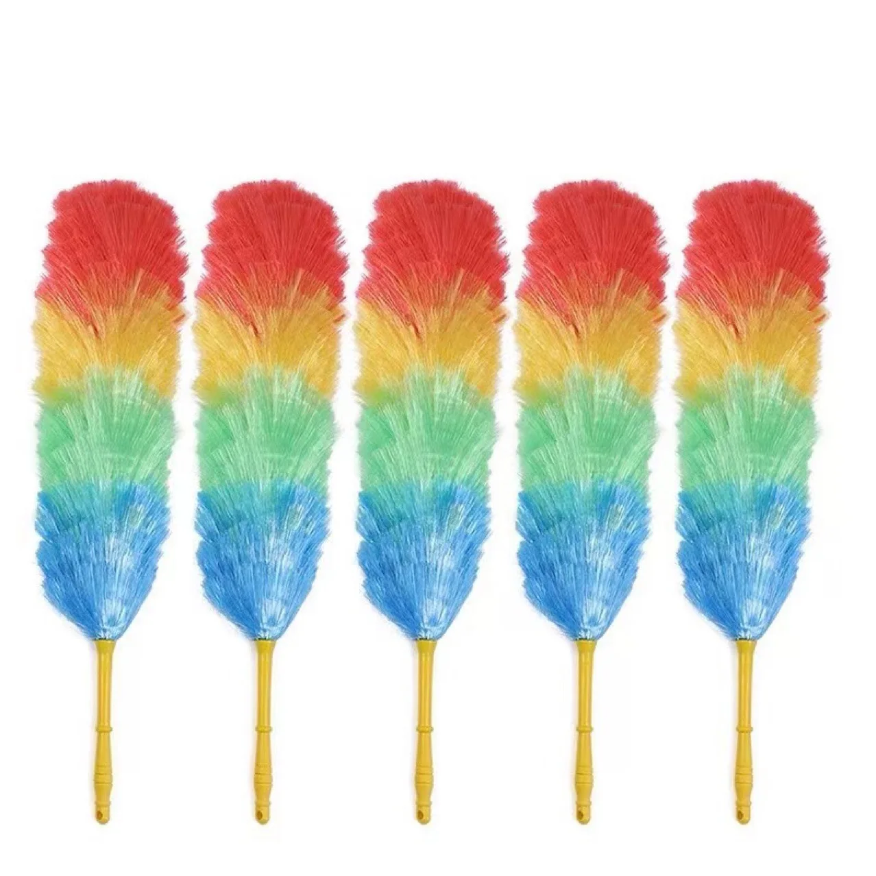 Household cleaning Bendable pp duster Washable pp feather duster Static pp microfiber feather duster