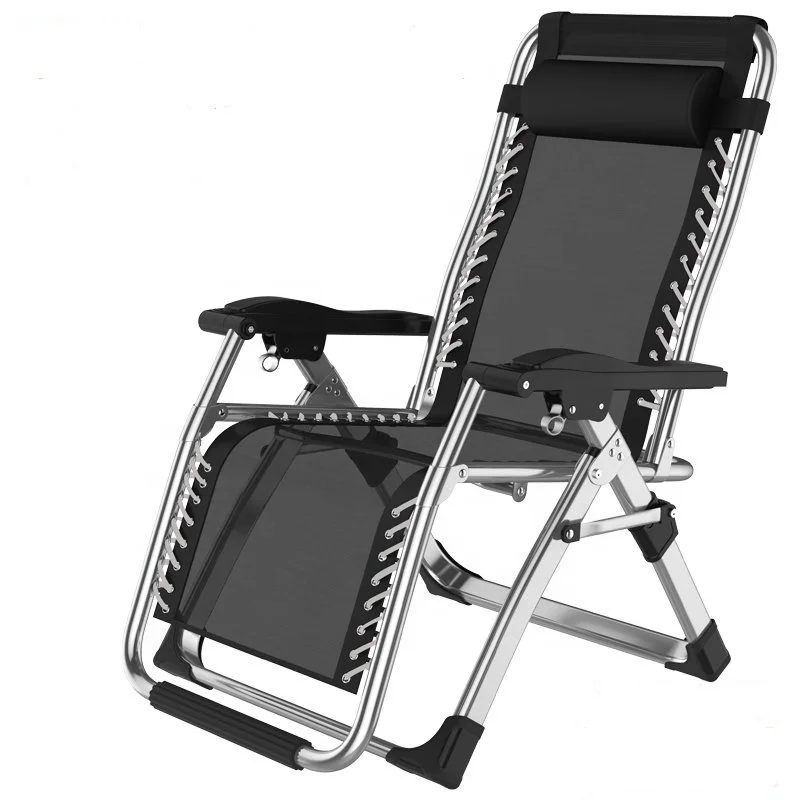 Outdoor folding recliner chair sun lounge chairs portable beach chaise lounge chair
