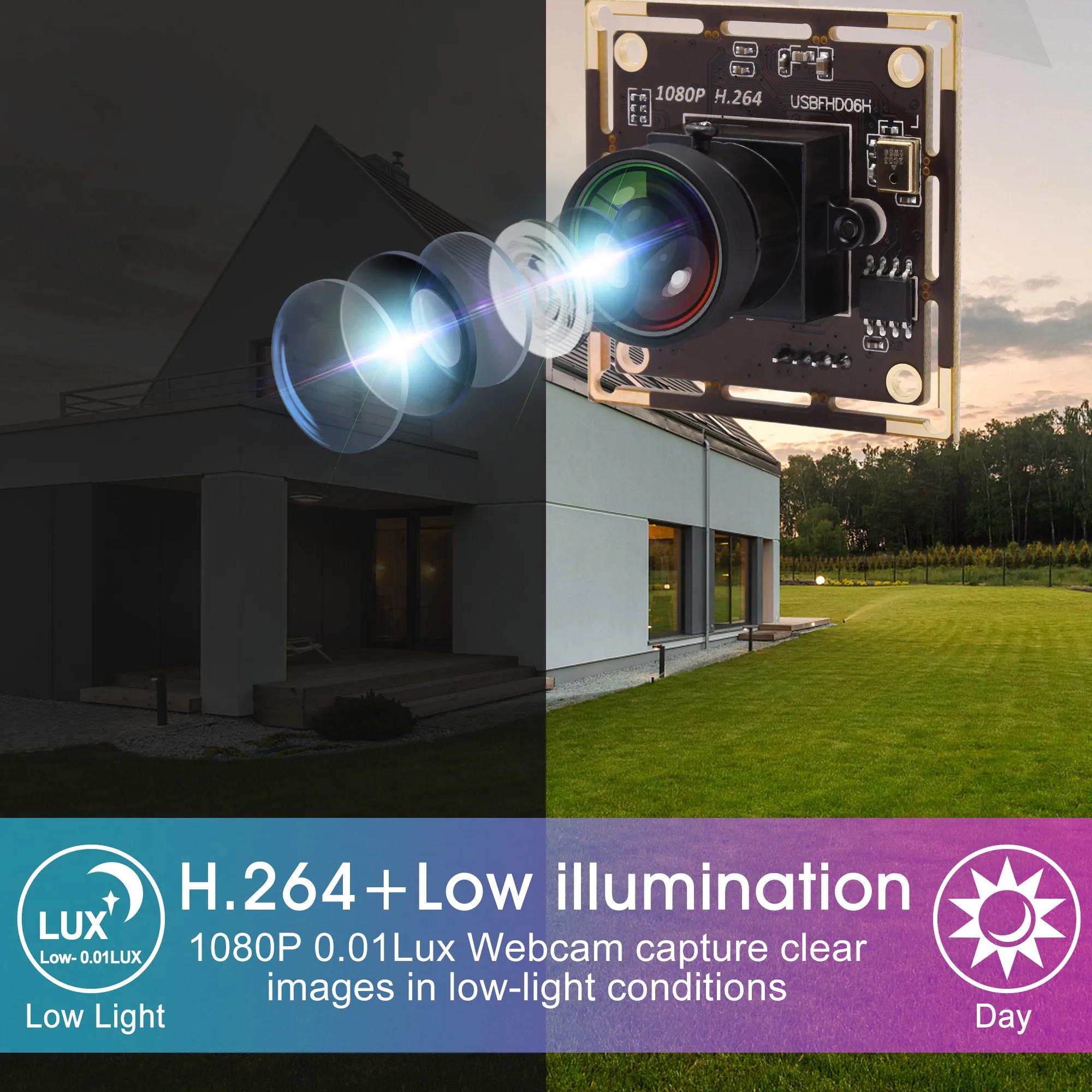 Pc Web Cameras Network Usb Live 1080p Low Light Webcam Wide Angle Camera With Usb Port