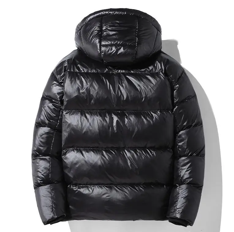 mens soft-shell light weight down jacket waterproof and windproof casual down jacket hooded down jacket