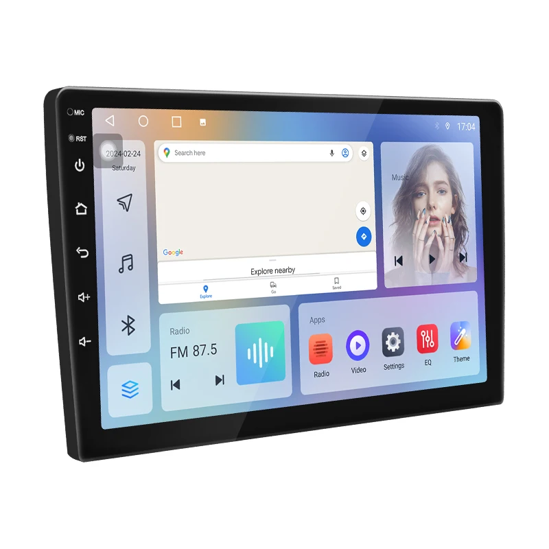 8227 Chip Car Stereo Radio Navigation GPS 2Din Head Unit For Suzuki Alto 2009-2016 Android14 Carplay Auto  AV Out Car Multimedia