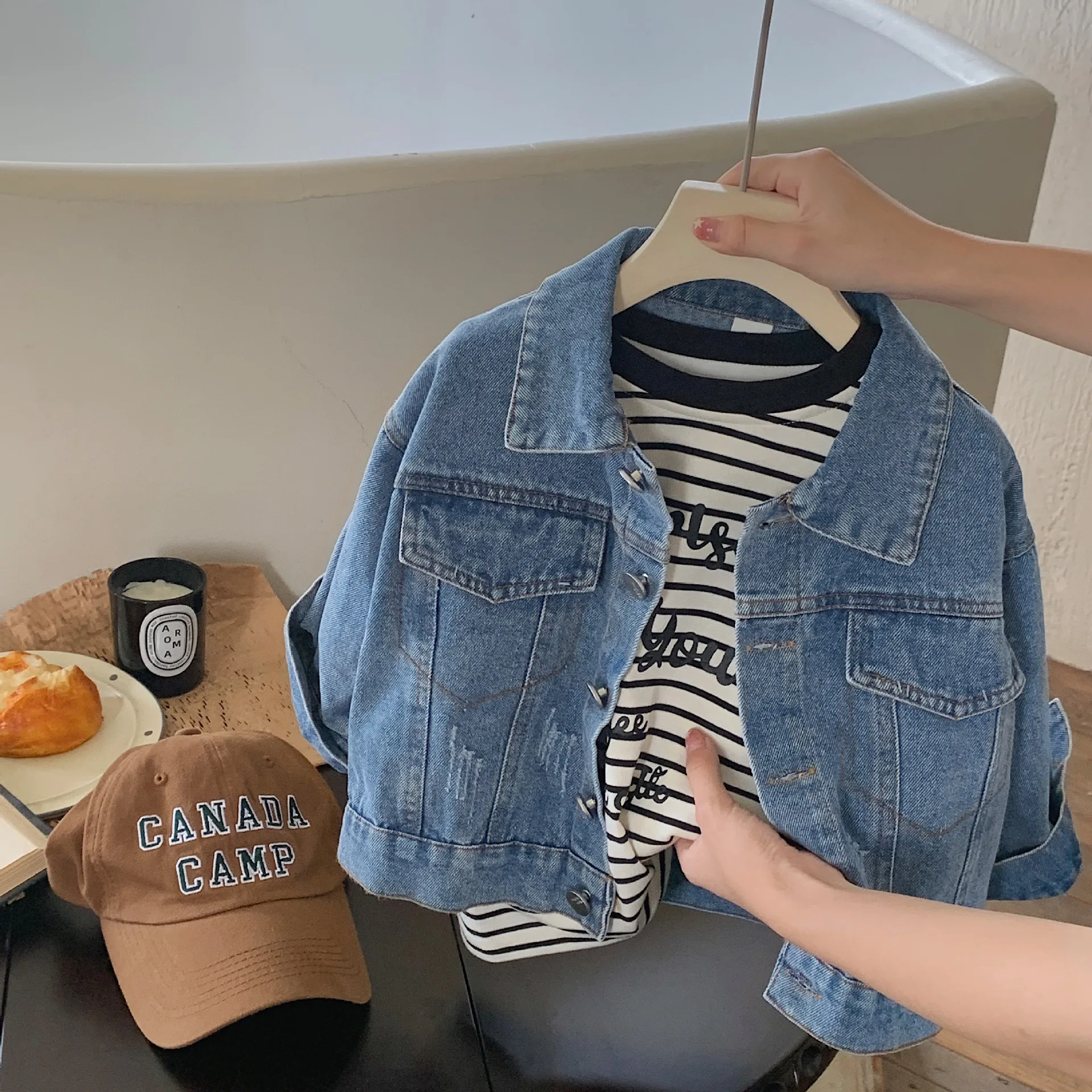 Kids Denim Jacket Boy Jeans Coat Children Clothes Outwear Long Sleeve Little Boy Denim Jackets