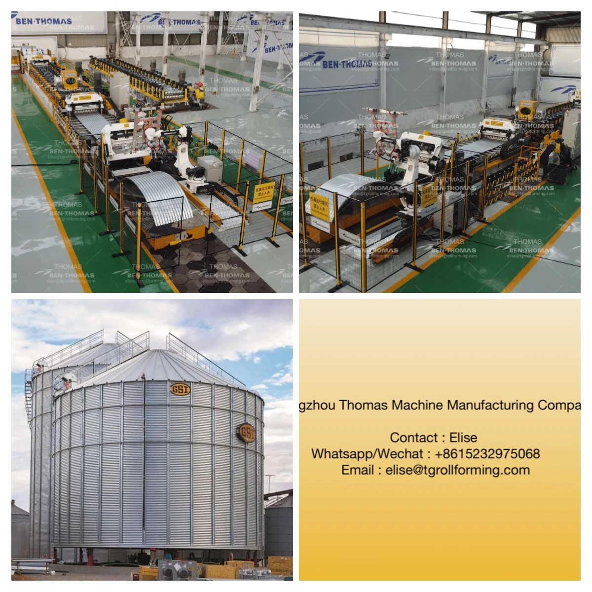 silos corrugated board production line