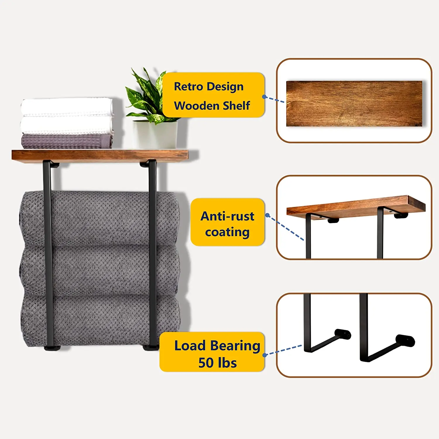 Racks Kitchen Storage Towel Holder Racks Kitchen Bathroom Towel Racks Shelf With Wall Mount Bathroom