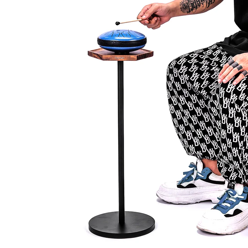 HLURU Drum Stand 5.5/6/8 Inch Small Drum Special Portable Removable Musical Instrument Accessories for Steel Tongue Drum Gifts