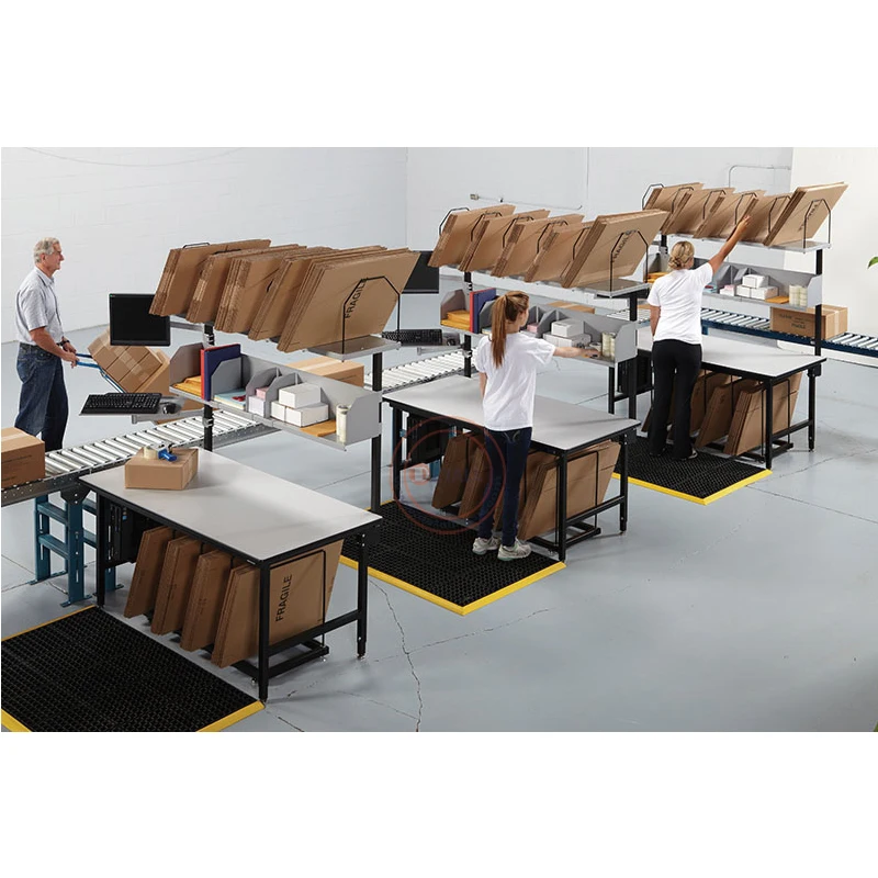 Detall- Electronic Factory Assembly Line Packaging table Rotating Worktable for sale