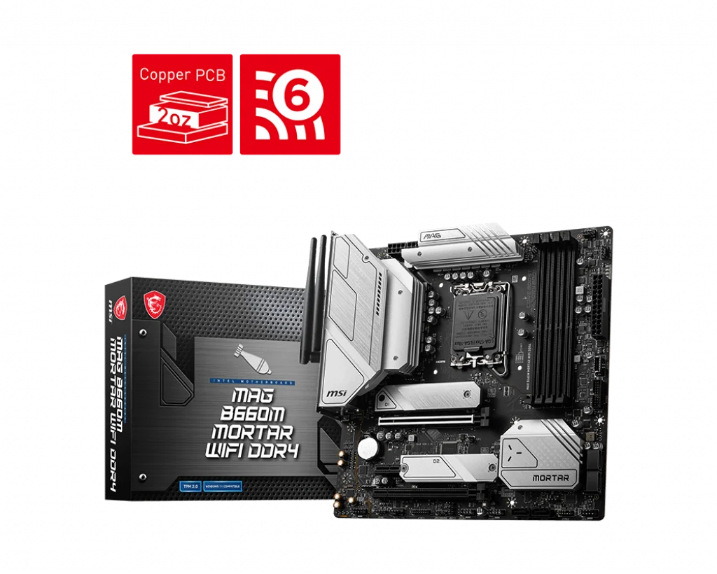 B660 Micro ATX motherboard DDR4 12400 12400F 12700 G7400 LGA 1700 OEM computer motherboard B660M MORTAR WIFI DDR4