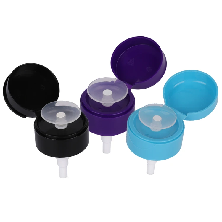 Cosmetic Toner Flip Top Nail Polish Remover Makeup Pump Dispenser Nail Cleaning Pump Pp Nail Pump