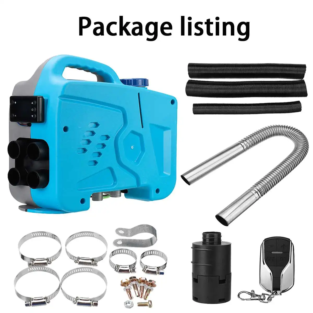 OkyRie Automobile Interior Heaters 5KW 12V Fast Heating Home Gas Parking Air Heater with LCD Display for Bus Trailer RV Truck