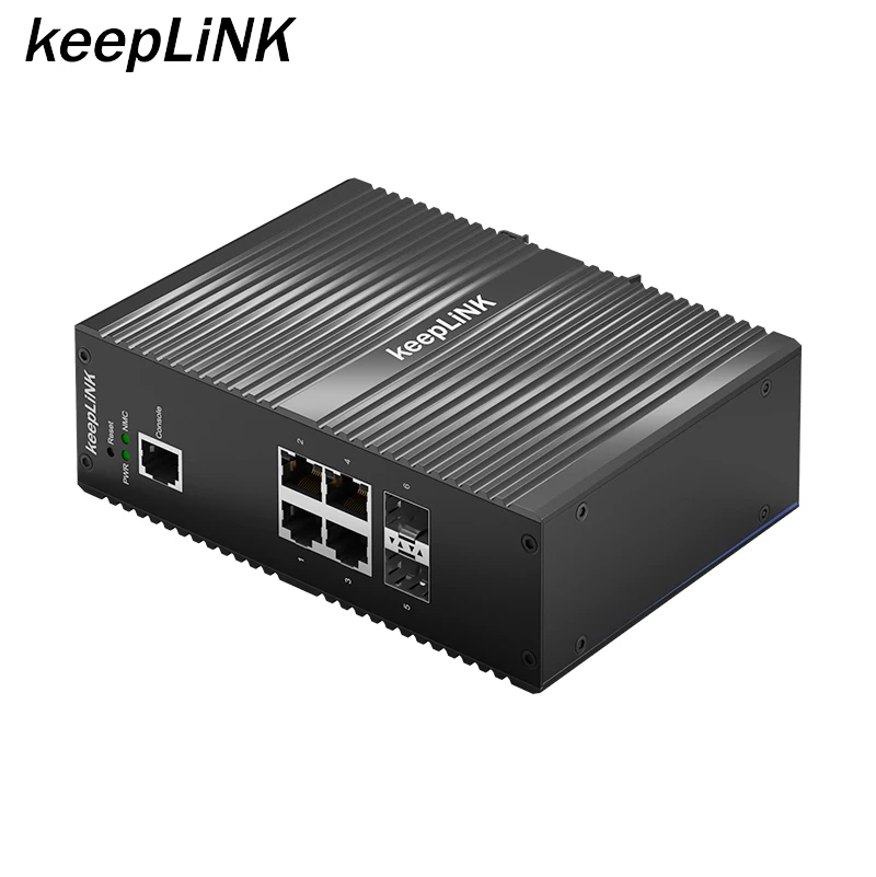 High Level FCC Class A Industrial 4 gigabit poe with 2 sfp layer 2 management Ethernet switch OEM ODM