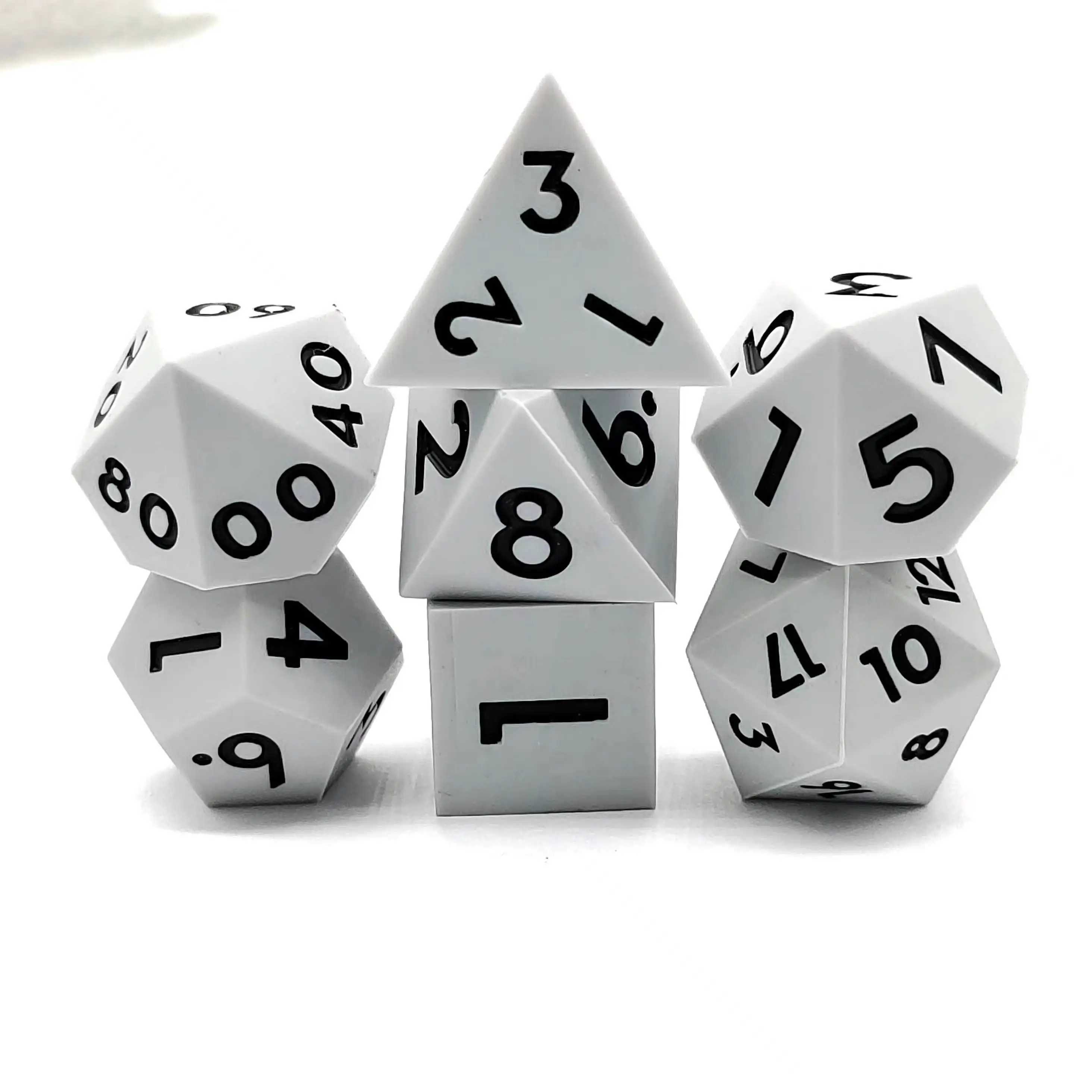 High quality new model custom colorful game silicone dice