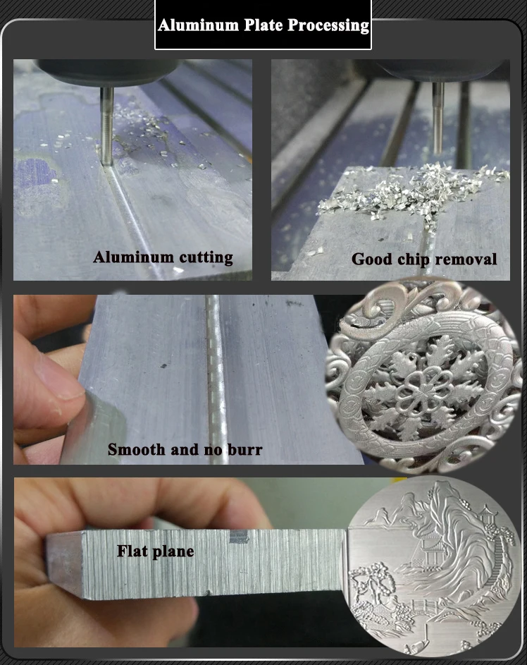 3 Flute Carbide End Mill Tool Square Nose Milling cutter 3 flute Solid Carbide End Mill for aluminium