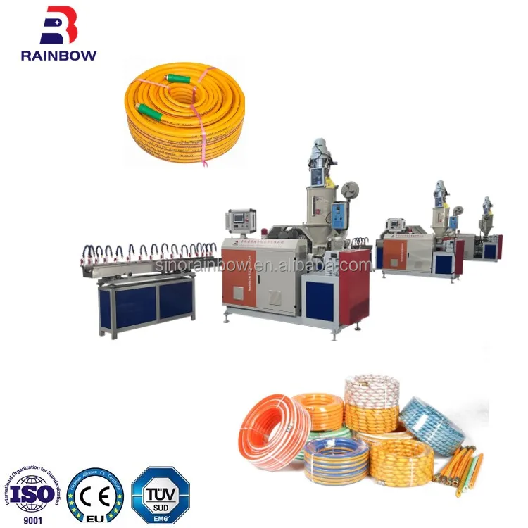 8.5mm PVC Agriculture High Pressure Spray Tube Pipe Hose Making Machine PVC Garden Hose Production Line
