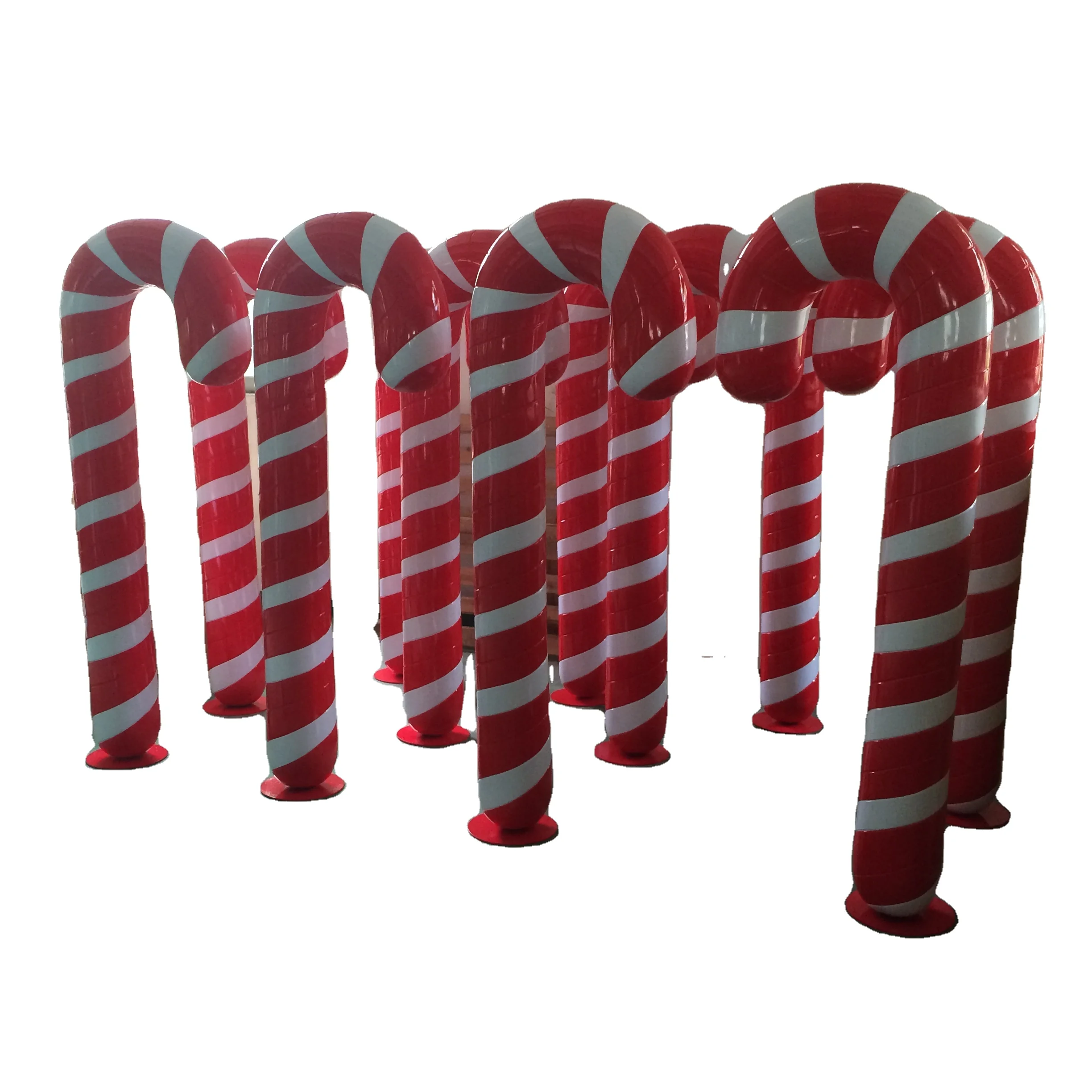 Slim Fiberglass Candy Canes