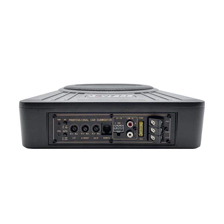 GELONG Car Audio 8 inch 10 inch mono high power ultra thin subwoofer source factory manufactured