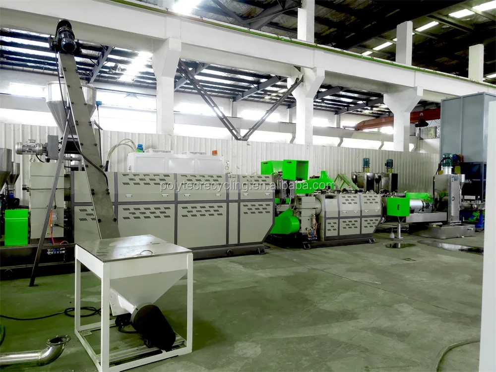 
Plastic Granulator Rigid Plastic Flake Scrap Granulating Recycling Machine Line 