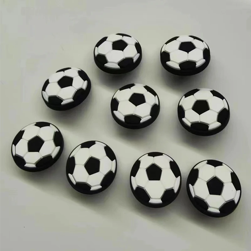 Hot Sale Creative Football Custom Rubber Kids Bedroom Theater Wardrobe Cabinet Handle Safety Anti Collision cartoon knob