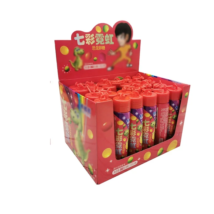 Nunchaku shaped Bottle Pack Colorful mini chewy fruit candy wholesalers