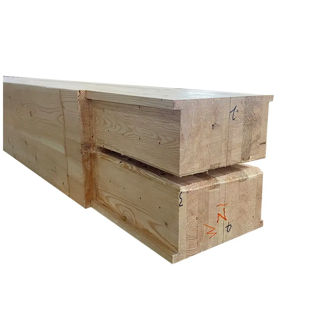 Quality Product Glulam Solid Glue Laminated Lumber Glued Laminated Timber Gluelam Beams