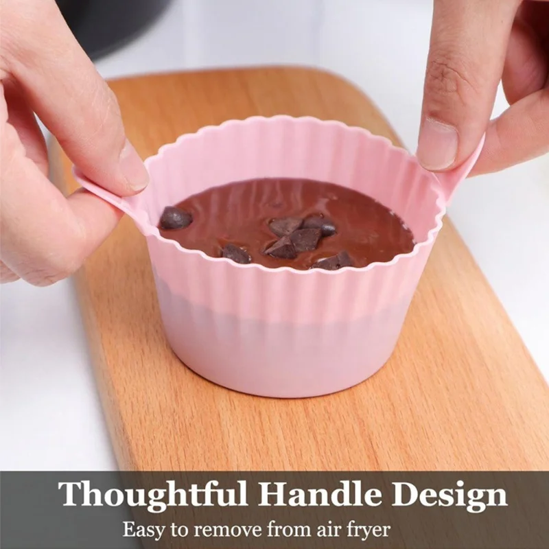 New Product Ideas 2024 Home And Kitchen Colorful Air Fryer Silicone Baking Cup Egg Boiler Cup Egg Poacher
