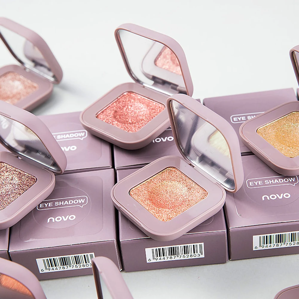 Wholesale Eye Shadow Glitter Single Eyeshadow Palette Carry Easily Cosmetics Nude Makeup High Pigment