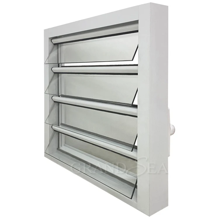 Cheap Price White Aluminum Hurricane Proof windows Shutters 2020 European Style