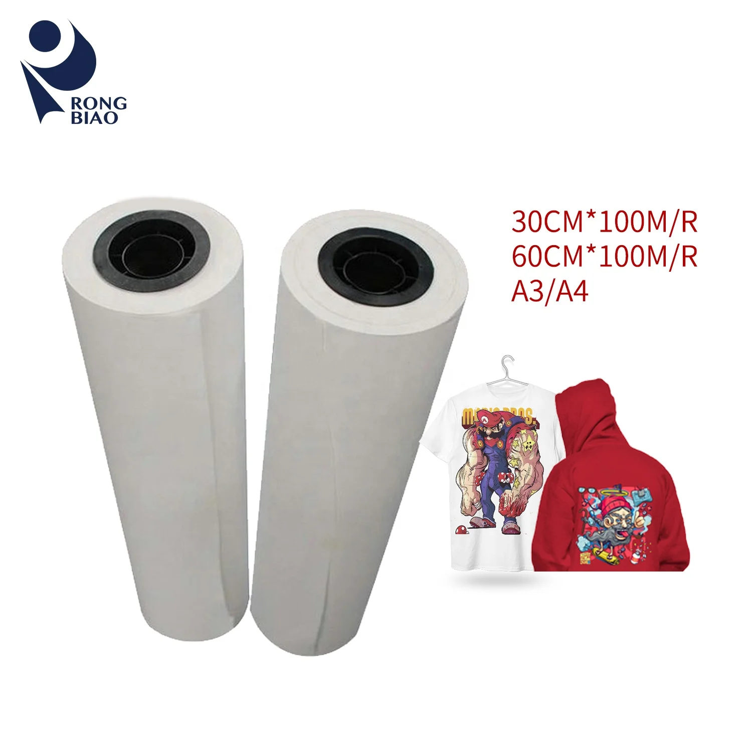 Good quality printable Textile Printing heat transfer film roll direct to film dtf pet film for digital printer