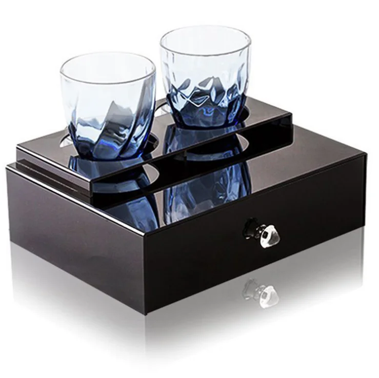 Индивидуальная акриловая коробка для хранения для отеля, можно напечатать логотип, лоток для домашней гостиной, одноразовые товары для отеля, коробка для хранения