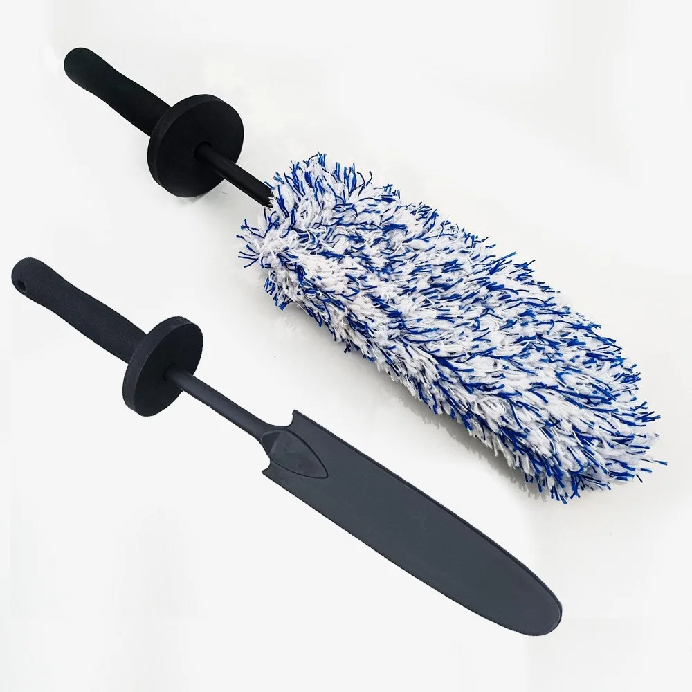 Microfiber Tire Rims Cleaning Brush Vehicle Soft Car Wheel Cleaning Brush