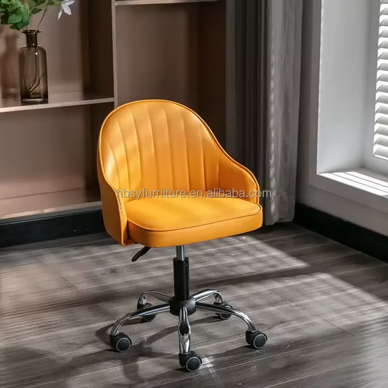 PU Leather Round Rolling Modern Luxury beauty salon Hair Salon Chair Nail Technician Chair Leather Office and household chairs