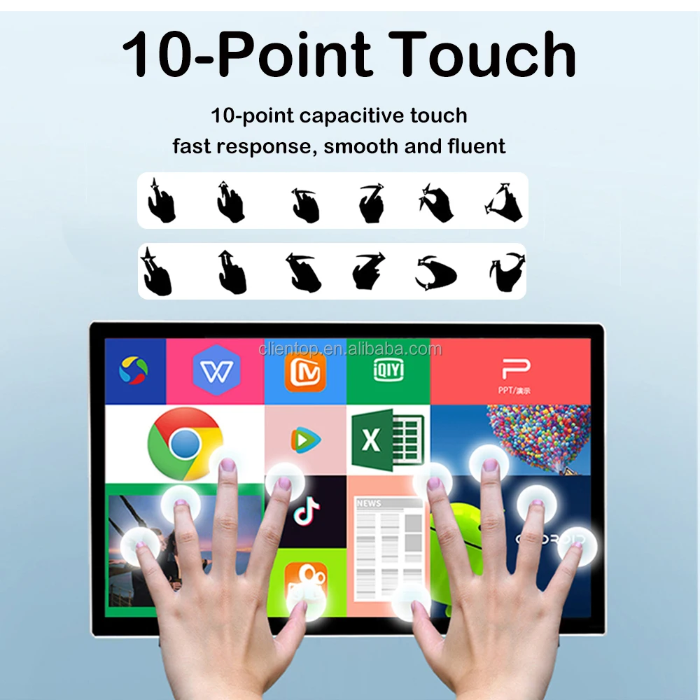 Poe настенный ЖК-дисплей 14 дюймов Android планшетный киоск с Ethernet Lan Rj45 3 5 мм наушники Rk3399 чип