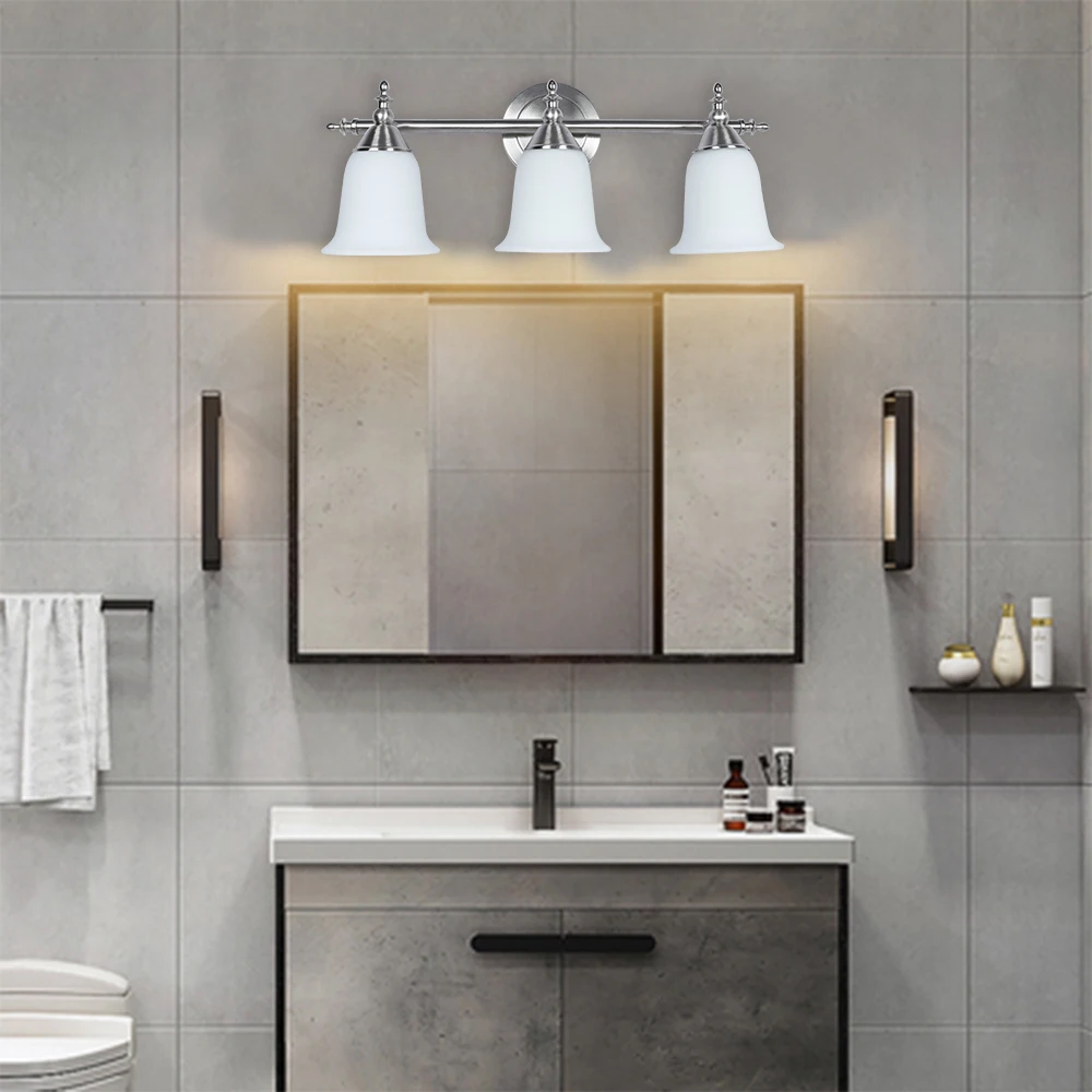 Bathroom and  hotel 3 light bath light bar interior lighting fixture