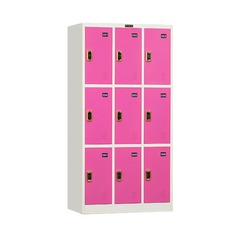 9 door student storage locker filling cabinet office furniture