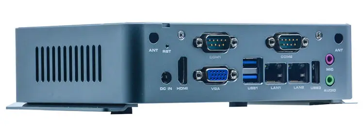 Intel Celeron J1900 NUC mini computer quad core processor J1900 Dual Lan Mini PC Nano PC with 2*com port