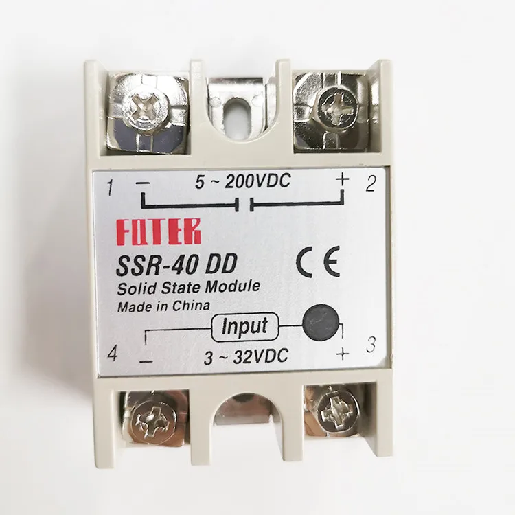  24V-380V 40A 250V SSR-40DA DD FOTEK твердотельные реле постоянного тока