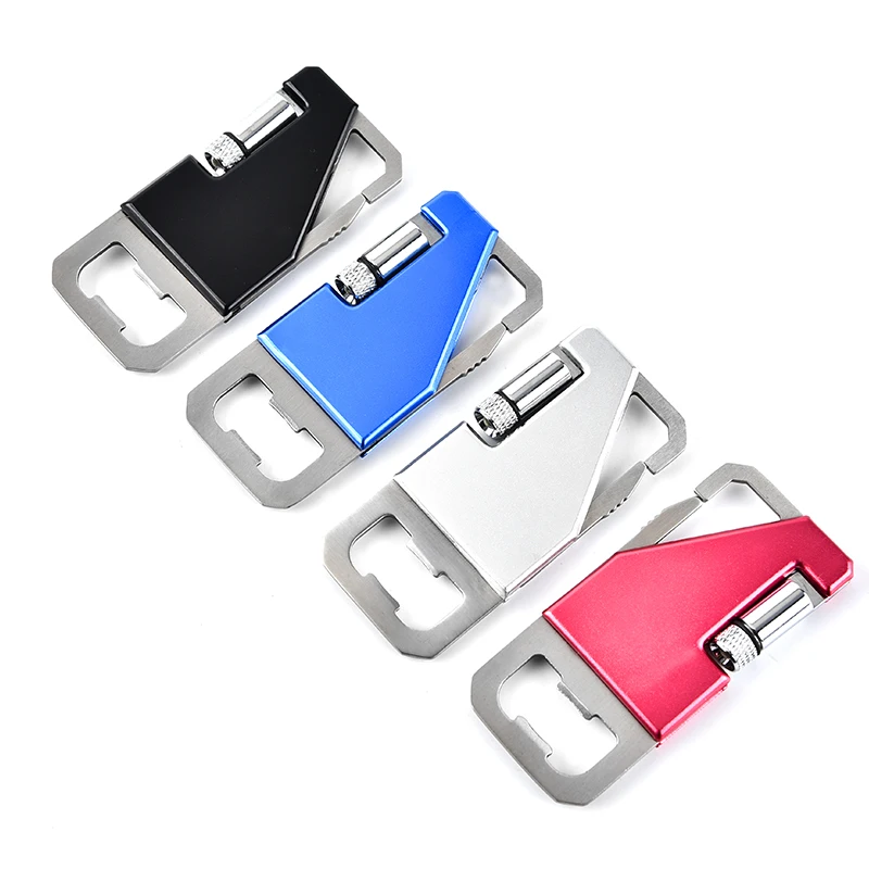 Promotional gift 4  in 1 multi tool  with  bottle  opener  LED torch and carabiner clip