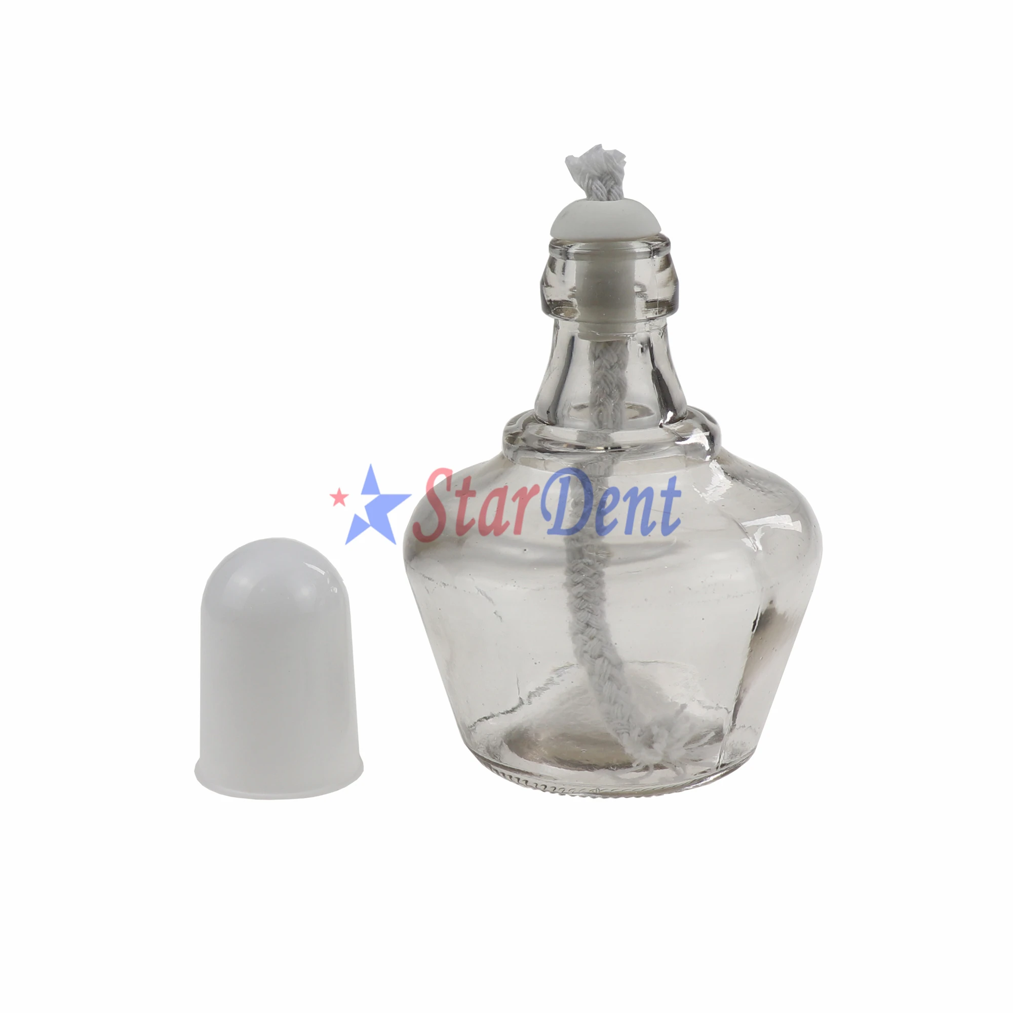 Dental Laboratory Heating Glass Alcohol Burner Spirit Lamp Glass Burner Alcohol Lamp Glass Oil Lamp