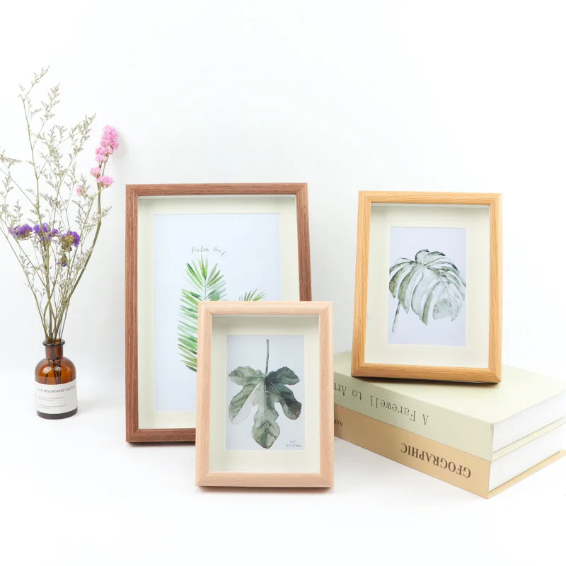 Home Classic 8x10 Photo Picture Frames Display Photo Without Mat Board,Modern Bulk Blank Wooden Picture Photo Frames