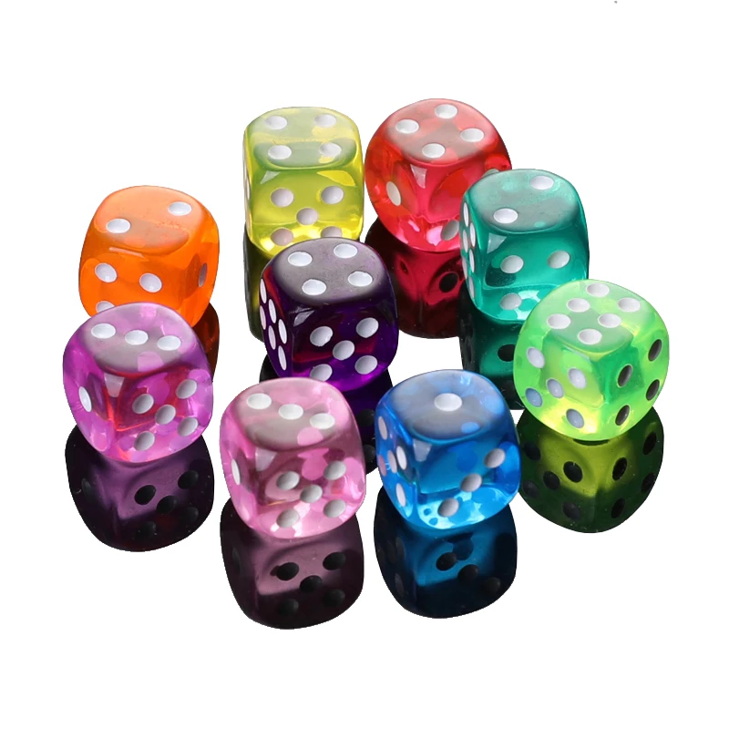 
6-sided customized engraved dice 