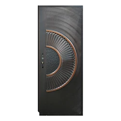 China Manufactured Wholesale Front Turkish Armored Doors Modern Lock Black Security Aluminum Door Lock With Handle For Houses